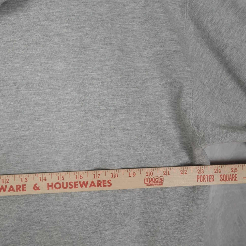 Quiksilver Hoodie Mens Large Gray Pullover Surf Graphic Logo Skate Streetwear - Picture 14 of 16